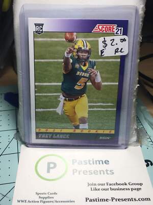 2021 Score #TB3 Trey Lance RC NDSU Bison (E)
