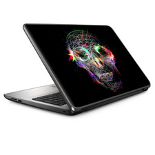 Laptop Skin Wrap Universal for 13 inch - Skull Wild Line Electric