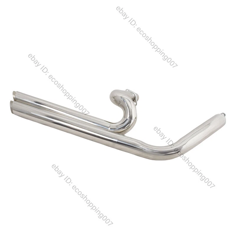 Silenciador de tubo de escape sistema completo para Honda Shadow VLX 600 VT600C 1988-2008 Foto 4 de 4