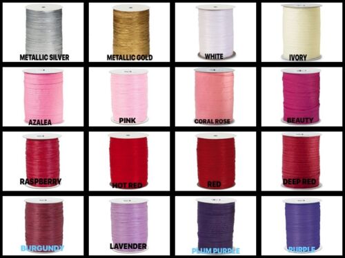 1/4" Paper Raffia Ribbon Choose Color & 10 Yds or 100 Yards Natural Fibers