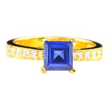 1.42Ct Natural Blue Tanzanite IGI Certified D...