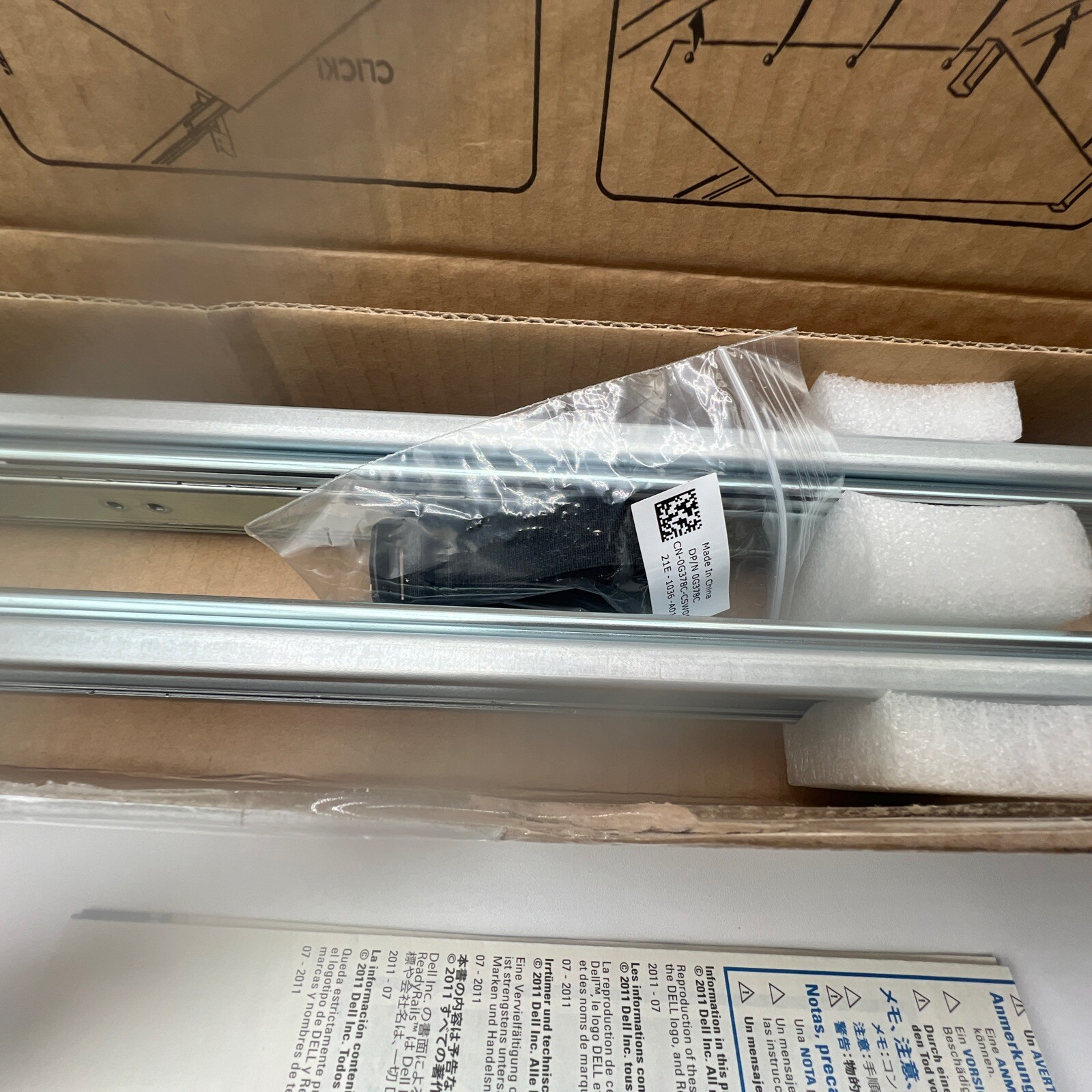 Dell Poweredge Sliding Rail Kit 81WCD For R320 R330 R420 R430 R620 R630