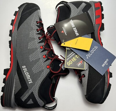 NWT Dolomite Mens Veloce GTX GORE-TEX Boots Red Sports Outdoors Waterproof