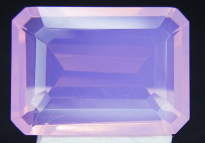 118 ct emerald Cut pink Natural Opal Loose Gemstone
