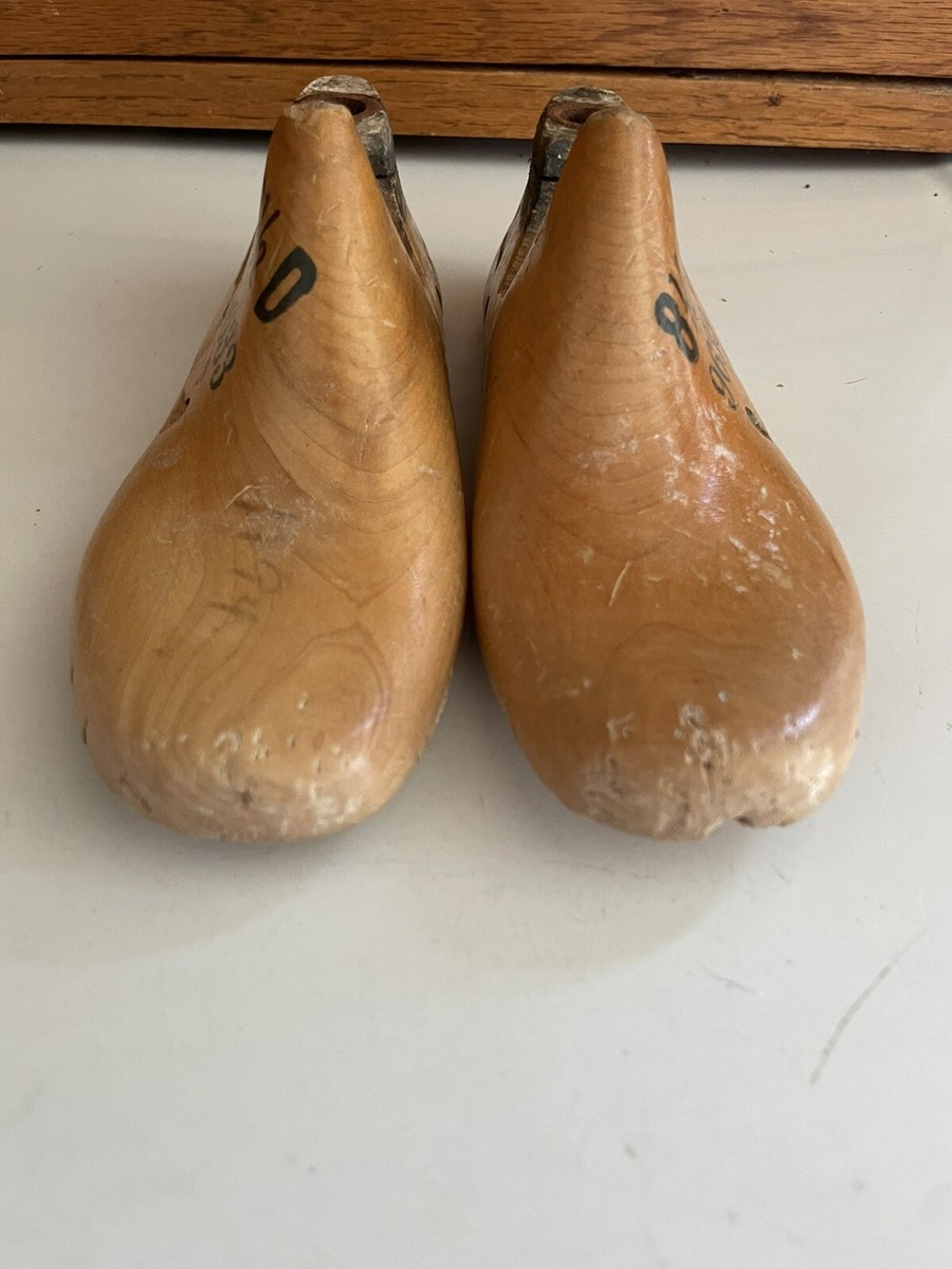 Vintage Child's Primitive Cobbler Wooden Shoe Form Mold 8.5 D Last