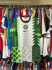 NIGERIA 2020 2021 HOME FOOTBAL SHIRT SOCCER JERSEY NIKE CT4225-100 sz L MEN