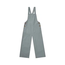 Rylee + Cru Wide Leg Overall - Dusty Blue Size 4-5