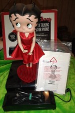 Discover the enchanting Betty Boop animated talking collector's phone.