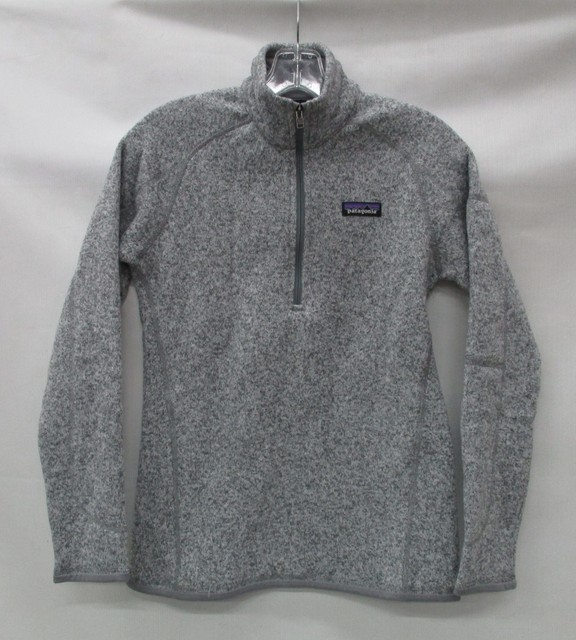 Patagonia Womens Better Sweater 1/4 Zip Pullover 25617 Birch White Extra Small | eBay