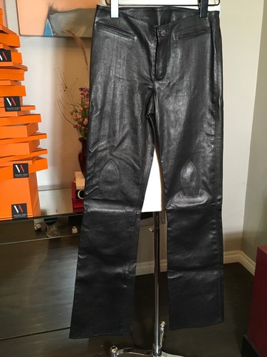 black chrome heart pants