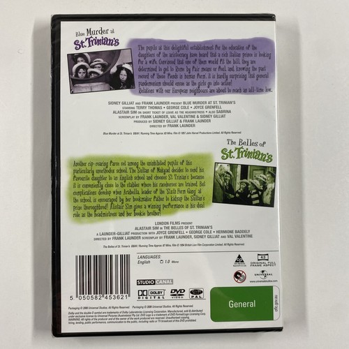 Blue Murder at St Trinian's / The Belles of St. Trinian's (DVD) R4 NEW SEALED - Picture 2 of 2