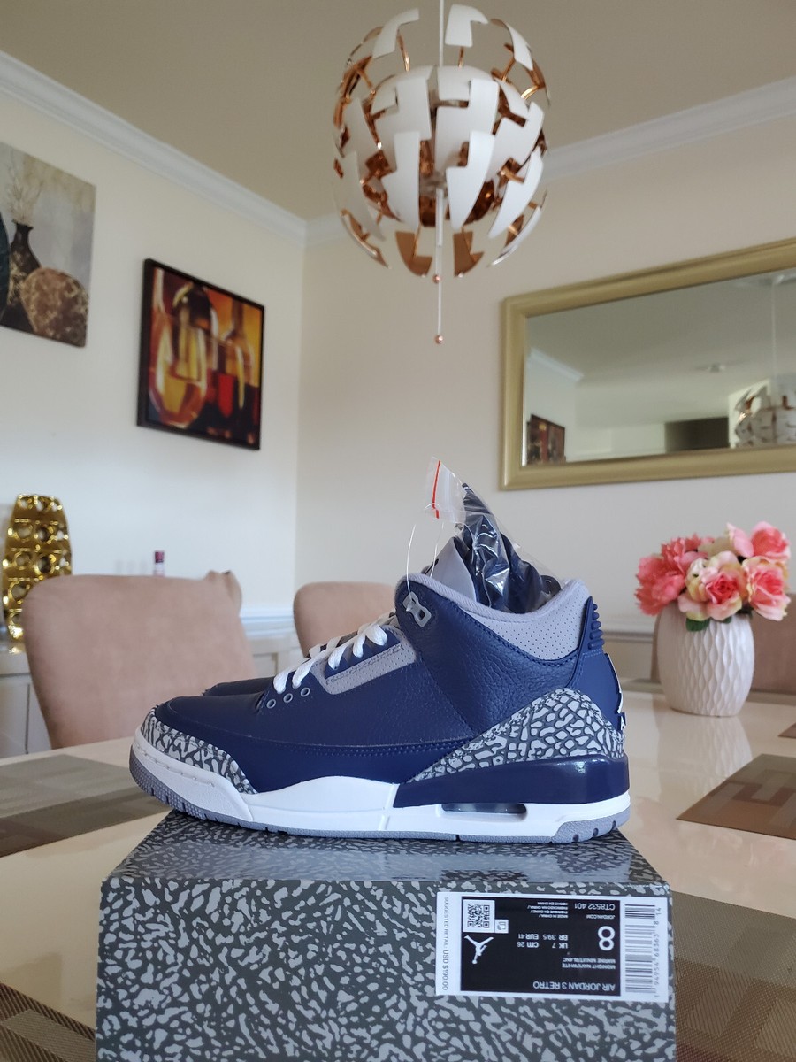 Nike Air Jordan 3 Retro Georgetown (2021) Cement CT8532 401 Women