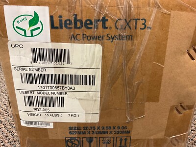 EMERSON LIEBERT GXT3 AC POWER SYSTEM PD2-005