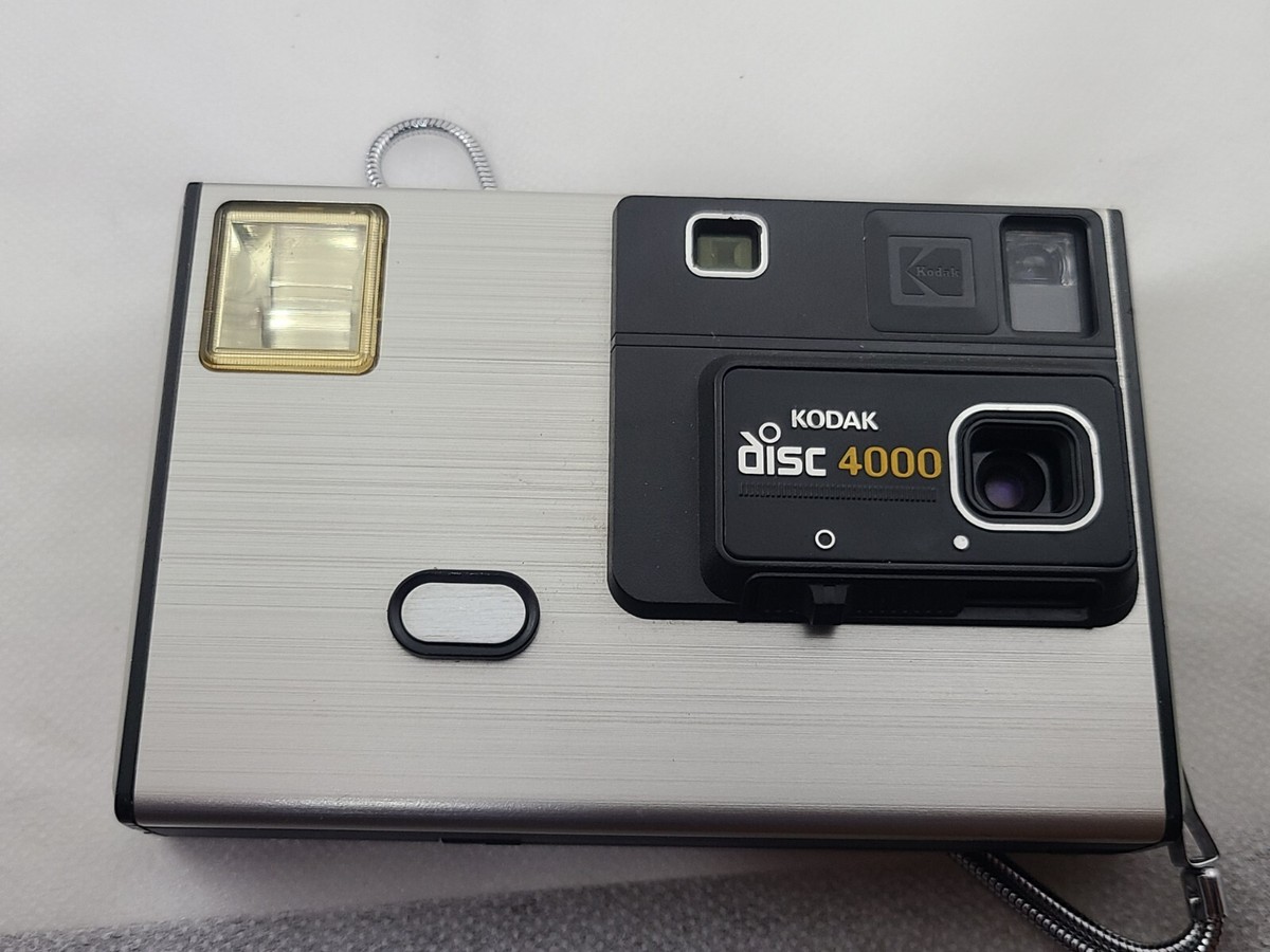 Kodak Disc 4000 Camera with Attached Metal Wrist Strap Vintage