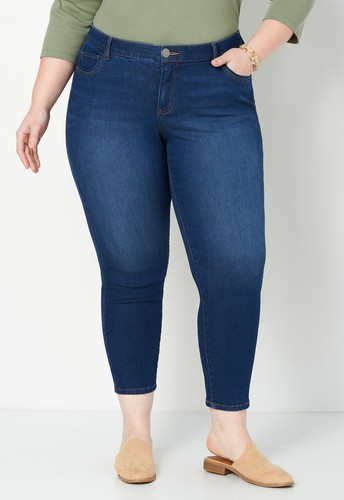 New! Christopher Banks 9740, ANKLE, Shaped Fit, Mid-Rise, 24W Average Jeans