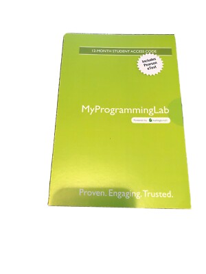 MyProgrammingLab with Pearson EText -- Access Code Card -- for Starting Out with
