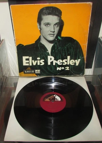 ELVIS PRESLEY Rock 'N' Roll No.2 ORIG 1st UK HMV 1956 MONO CLP 1105 EX AUDIO