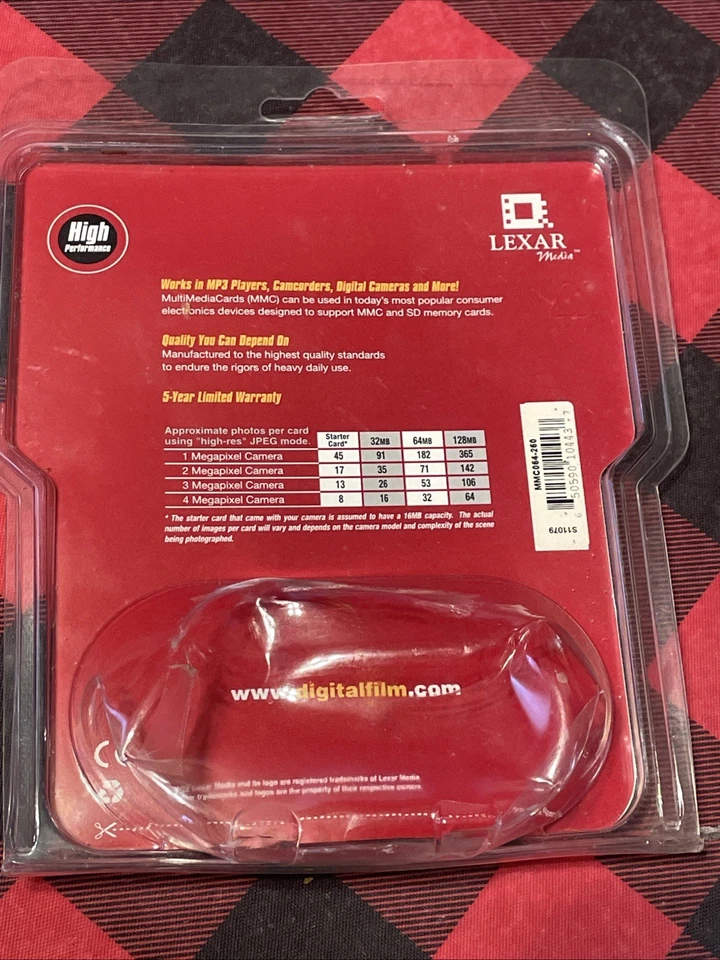 LEXAR Multi media Card 64MB Brand New …#658 - Image 2 of 2