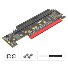 Dual NVMe PCIe5.0 Adapter PCIe 5.0 X16 to Dual NVMe and More PCIe x16 Adapter