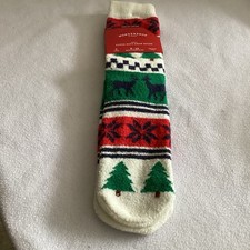 WONDERSHOP Men  s CHRISTMAS Super Soft Crew Socks Shoe Size 6-12 STRETCH Poly NWT
