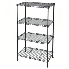 4-Tier Adjustable Steel Storage Rack