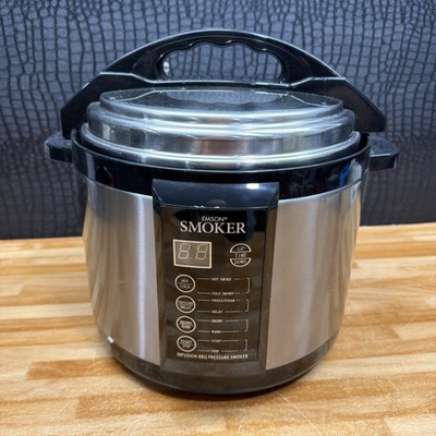 Emson Smoker Fumoir 5QT Indoor Infusion BBQ Pressure Smoker  (MISSING CHAR CUP)