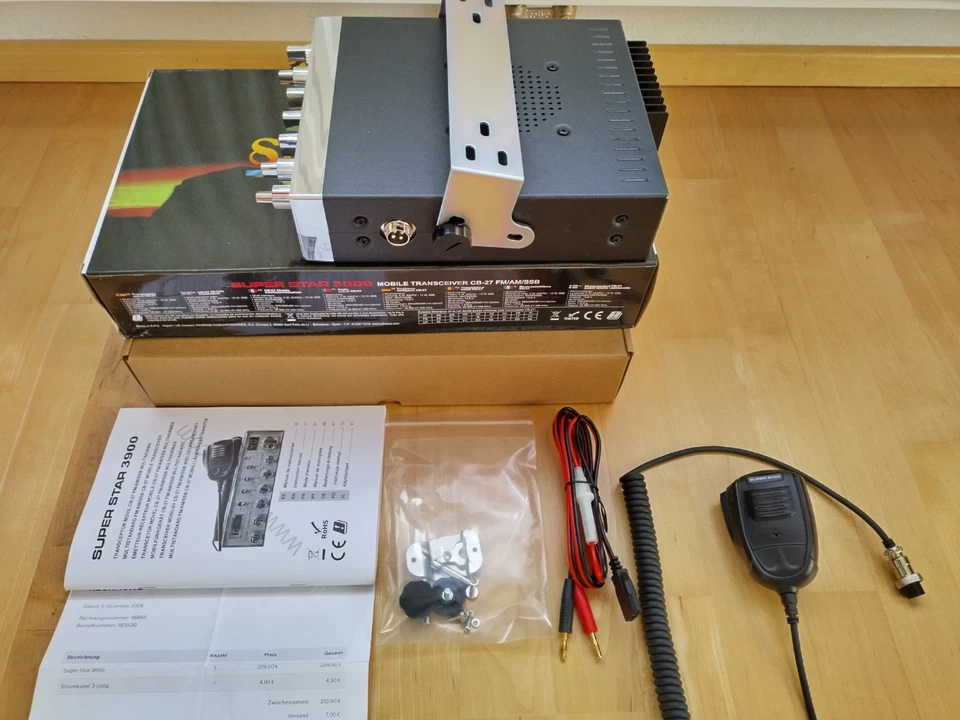 Super Star 3900 Multinorm FM/AM/SSB 4/4/12 Watt CB Funkgerät - Topzustand! - Bild 3 von 4
