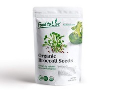 Organic Non-GMO Broccoli Sprouting Seeds High Germination Rate 1 Pound