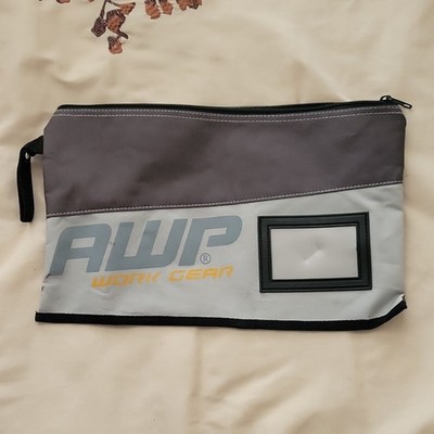 AWP WORK GEAR Fabric Tool Bag With Handle Gray Black Single Item Organizer