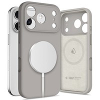 Tech-Protect Silicone Magsafe HüLle FüR Iphone 17 Pro, Grau