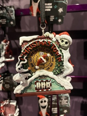 Disney Parks Nightmare Before Christmas Jack Skellington Countdown Ornament
