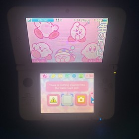 White & Pink Nintendo 3DS - w/ 64GB SD Card + Charger + Stylus!
