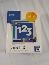 Lotus 1-2-3 For DOS Spreadsheet Software Release 2.3 Floppy Disk Complete
