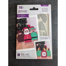 Crafters Companion Gemini CHRISTMAS FAVOR BOX Dies Santa Elf Deer 0083/0084