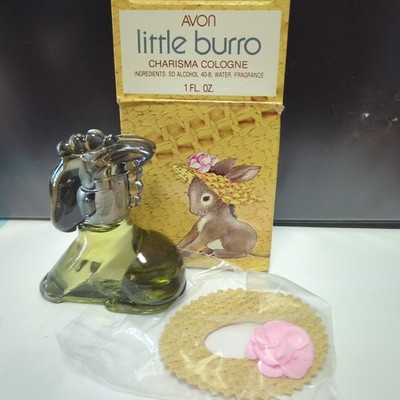 1978 Avon ''LITTLE BURRO'' CHARISMA Cologne FULL 1 fl. oz. NOS