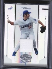 2004 Leaf Certified Materials Hideo Nomo #73 Mirror White Jersey Relic /200