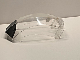 LEGO Windscreen 12 x 6 x 6 Curved with Mandalorian, Tans-Clear, Free Shipping