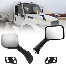 Chrome Right Side Hood Mirror Fit 2022 International Mv Truckright Chrome Right Side Hood Mirror Fit 2022 International Mv Truckright