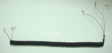 Antique Telephone Black Coil Handset Cord 302 Ae 40  3 Conductor
