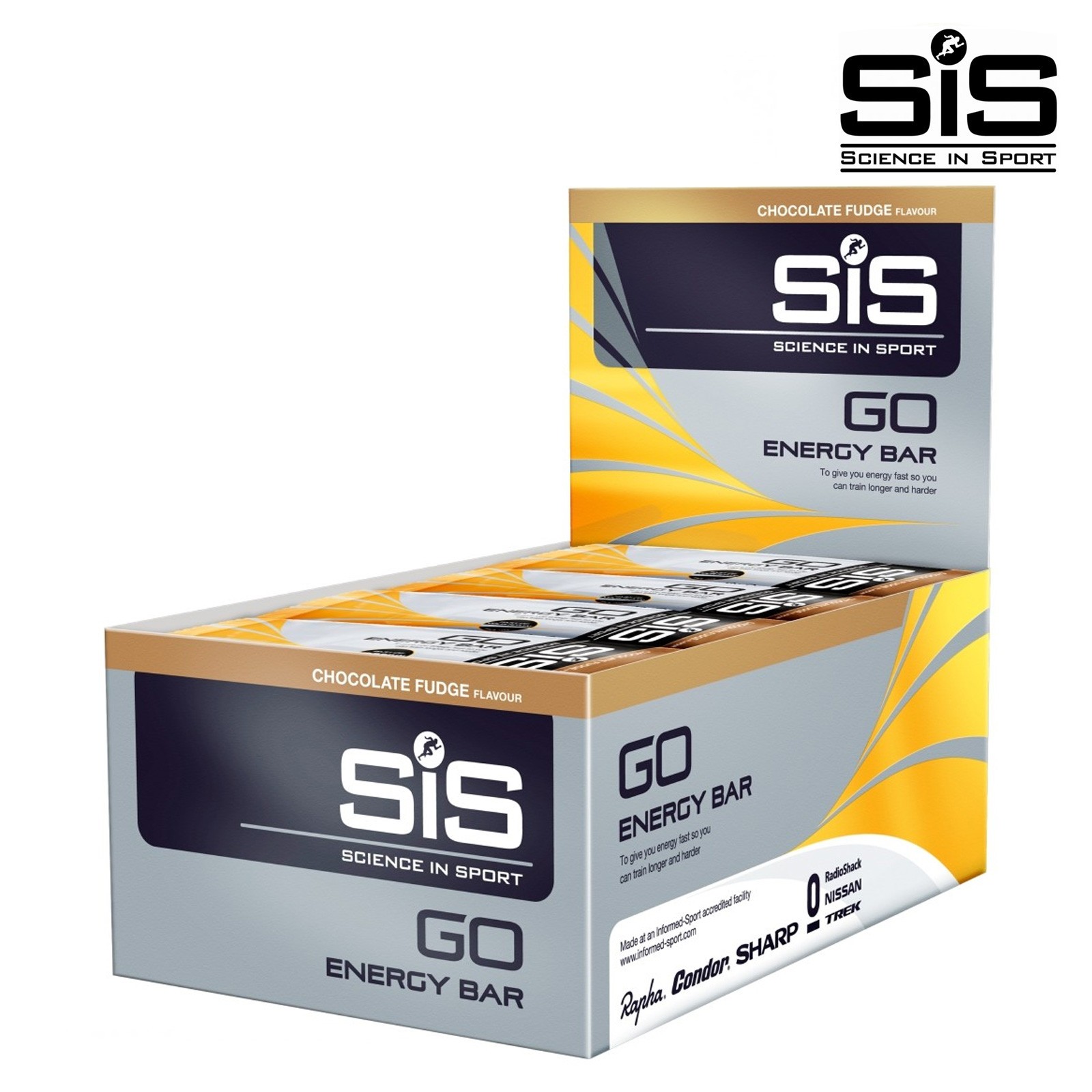Sis Go Energy Bar Mini 40G Chocolate Fudge (Pack Of 30)