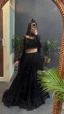 Bollywood Style Faux Georgette Lehenga Choli With Dupatta For Reception