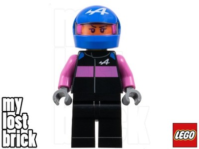 LEGO Formel 1 - BWT Alpine Driver Minifigur aus 77248 (sc128) - TEIL AUSWÄHLEN