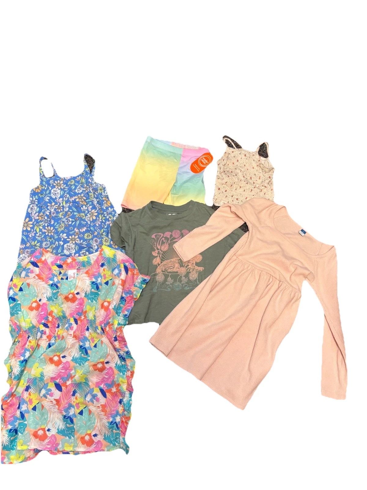 Girls Clothing Lot Size 7 /8 NWT Old Navy Cat & Jack SO Dresses Tops Shorts