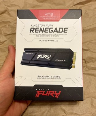 Kingston Fury Renegade 4TB M.2 2280 PCIe NVMe Internal SSD - SFYRDK/4000G
