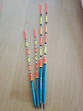 Waggler floats with stripey tips, set of 4 preloaded - roach, tench, bream
