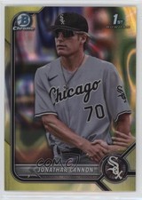 2022 Bowman Draft Chrome Yellow Lava Refractor 23/75 Jonathan Cannon xb2