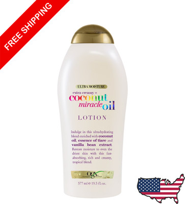 OGX Extra Creamy Coconut Miracle Oil Body Lotion Hydrating Moisturizer