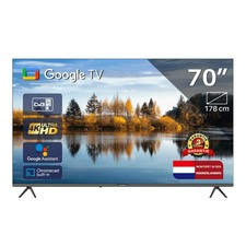 TeeView 70 Zoll QLED Smart-TV 4K UHD Bluetooth Fernseher Dolby Apps 178cm TV70UQ