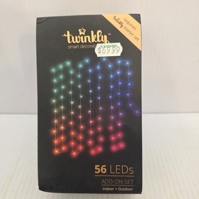 Twinkly Smart Decoration 56 Led 18.4 Ft Indoor/outdooradd-on Set