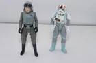 Star Wars AT-ST Driver & Imperial TIE Pilot Figure Lot Loose Vintage Toys